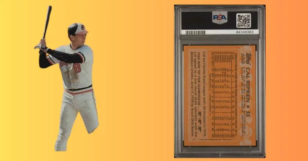 1988 Topps 650 Cal Ripken Jr. baseball card