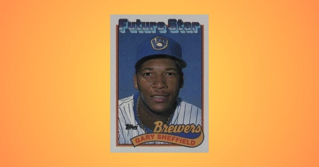 1989 Topps #343 Gary Sheffield Future Star