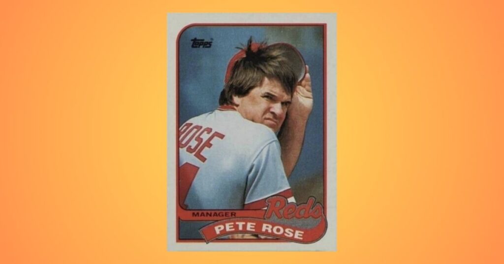 1989 Topps Traded #505 Pete Rose