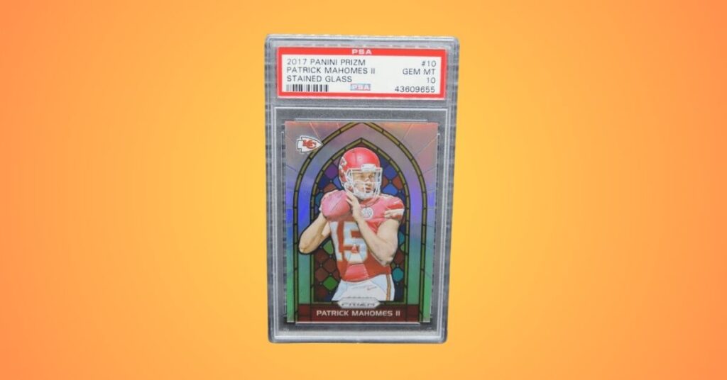  2017 Panini Prizm Patrick Mahomes Stained Glass #10 Rookie Card