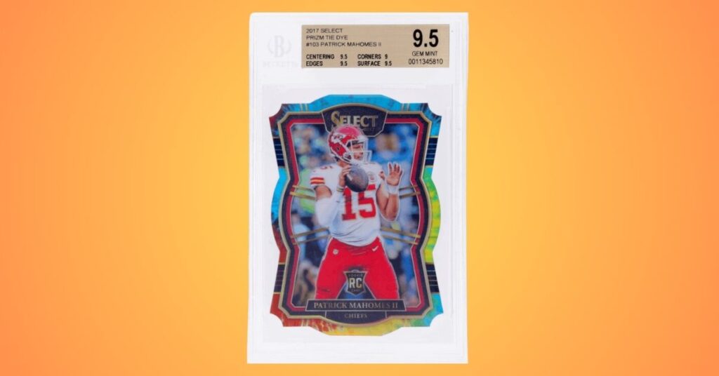 2017 Select Patrick Mahomes Rookie Card II (Tie-Dye Prizm Die Cut) #103